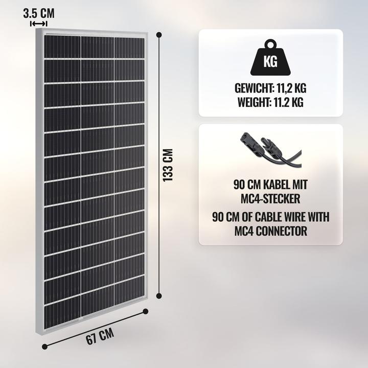 Produktbild Yangtze Solar Solarpanel 150W (150 W, 11.20 kg)