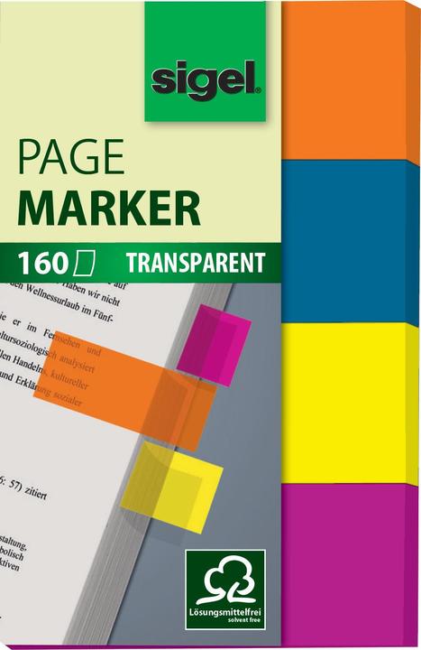 Image du produit Sigel Marqueur de page (20 x 50 mm)