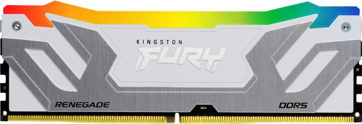 Image du produit Kingston 24GB 8800MT/s DDR5 CL42 CUDIMM FURY Renegade RGB White (1 x 24 Go, 8800 MHz, RAM DDR5, CU-DIMM)