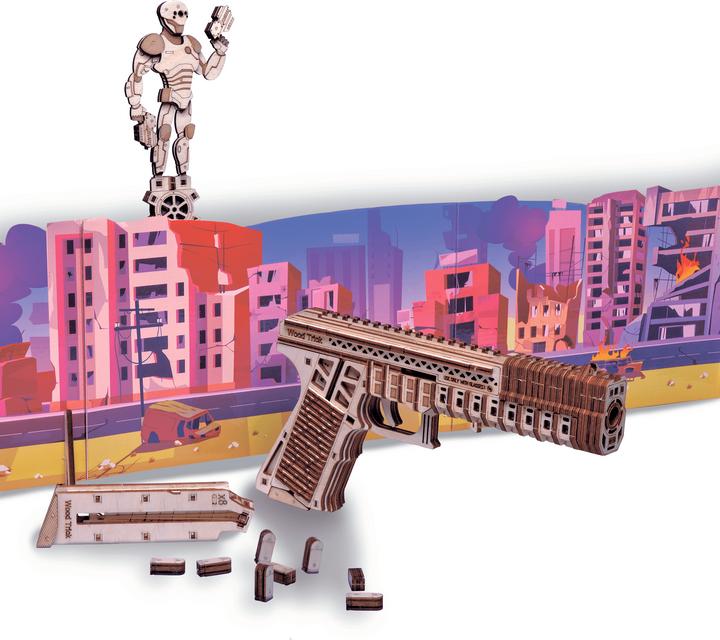 Actual product image Wood Trick Shooting Range - 3D Wooden Kit (Electric)