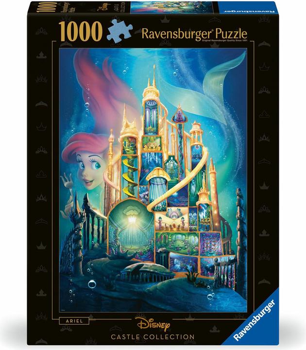 Produktbild Ravensburger Puzzle Disney Castles - Arielle (1000 Teile)