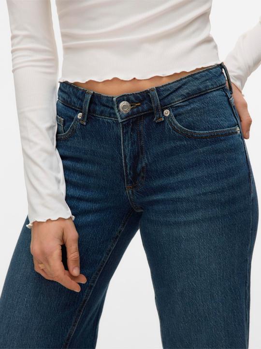 Actual product image Vero Moda VMVANESSA Niedrige Taille Weiter Beinschnitt Jeans Weit geschnitten (W31/L32)