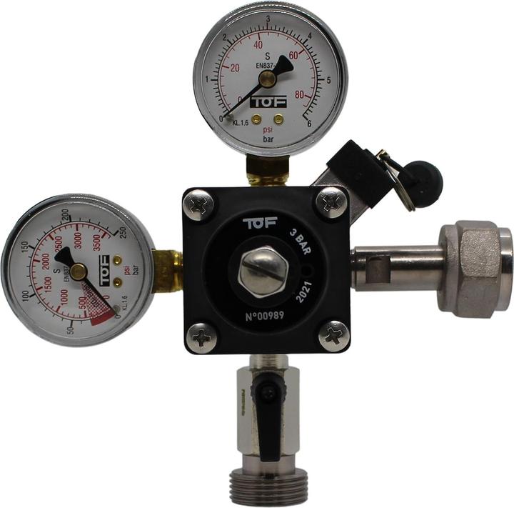 Produktbild Ich-zapfe Druckminderer 1-leitig CO2 für Bier Zapfanlage 3bar