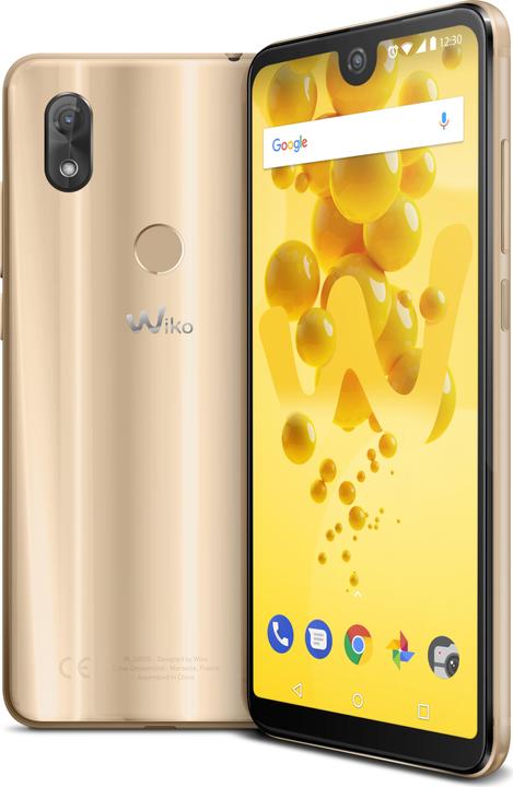 Wiko View 2 (32 Go, Or, Double SIM hybride, 13 Mpx)