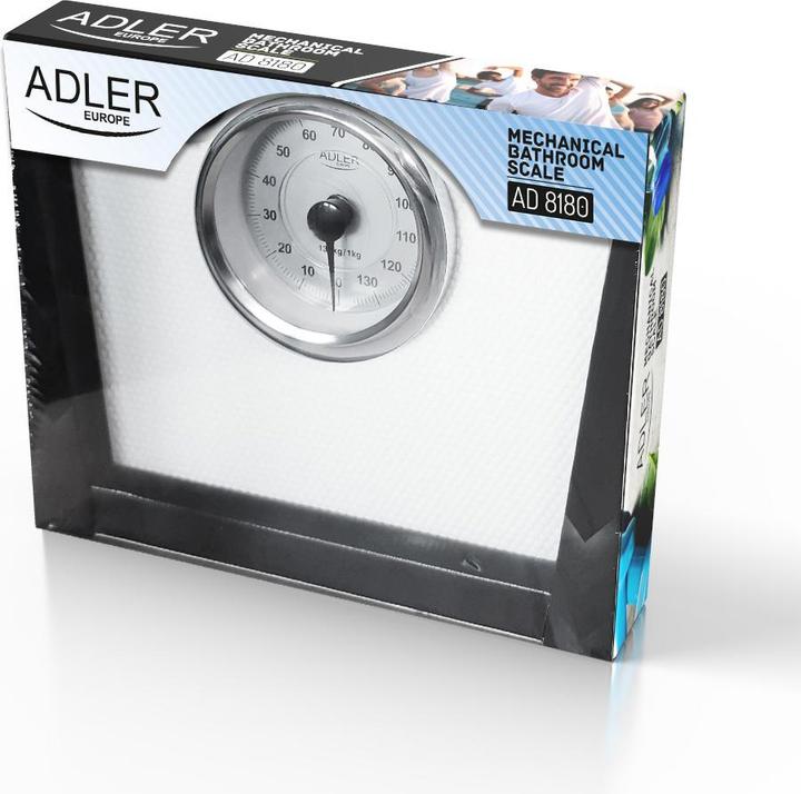 Produktbild Adler AD 8180 personal scale Rectangle White Mechanical personal scale (136 kg)