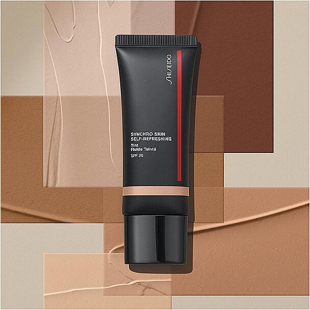 Actual product image Shiseido Synchro Skin Self-Refreshing Tint SPF 20 Tint 415 /Makeup /Tint 415 (Halé Kwanzan, 415 Tan)