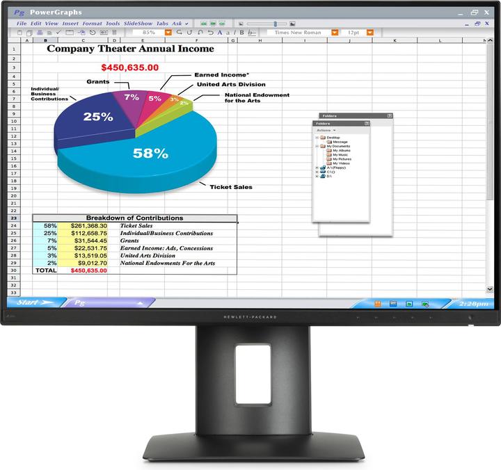 Produktbild HP Z24n Narrow Bezel Display (1920 x 1200 Pixel, 24")