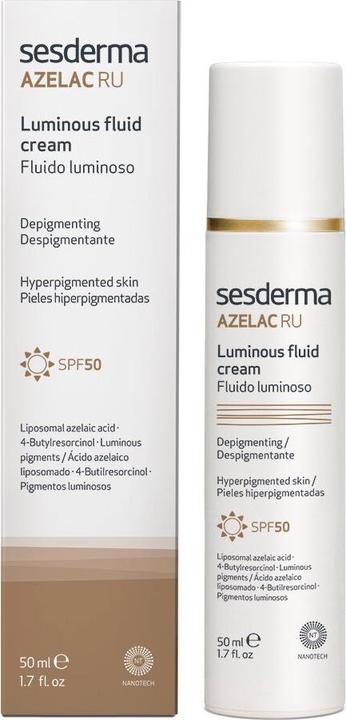 Actual product image Sesderma Azelac RU (Sun cream face, SPF 50, 50 ml)
