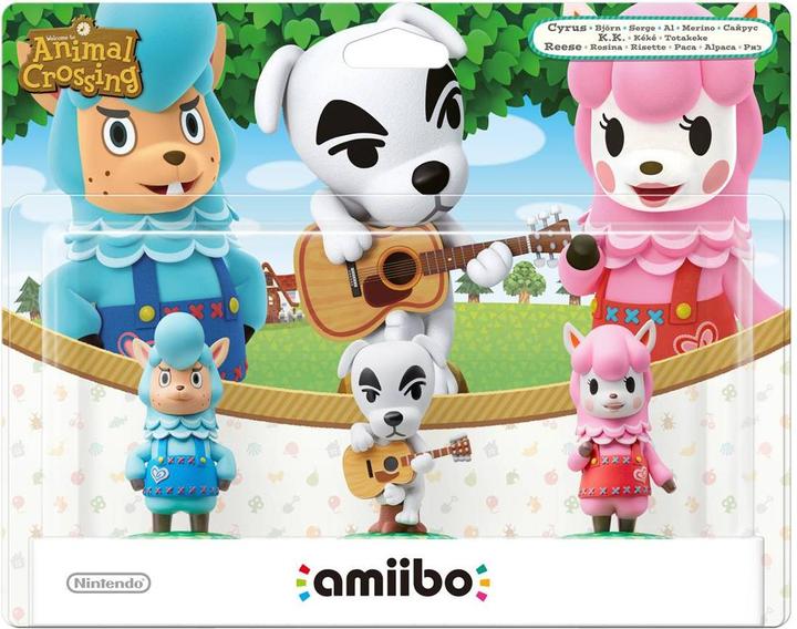 Actual product image Nintendo amiibo Animal Crossing - K.K. + Rosina + Björn