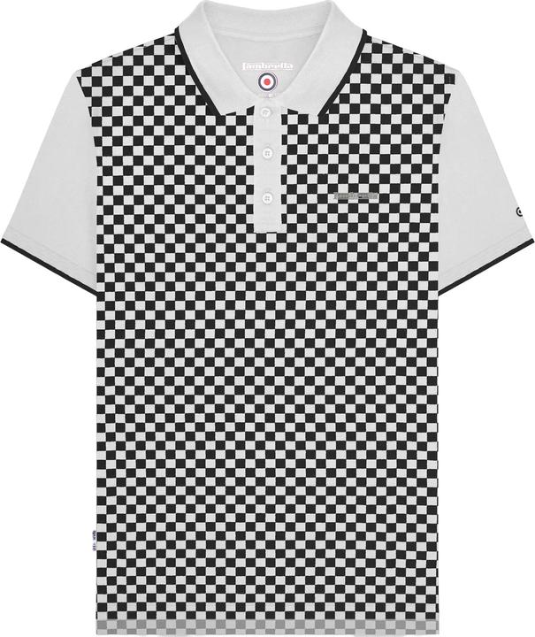 Lambretta Poloshirt Rundum bedruckt