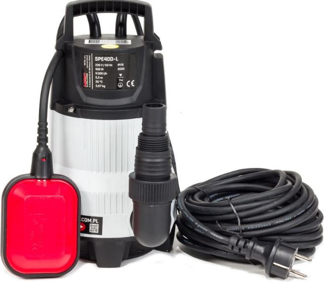 Immagine prodotto NAC POMPA PER ACQUE SPORCHE 400W SPE40D-L (Pompa per acque cariche)