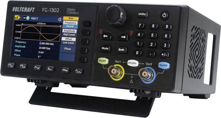 Produktbild Voltcraft FG-1302 Funktionsgenerator netzbetrieben 1 µHz - 30MHz 2-Kanal Arbiträr