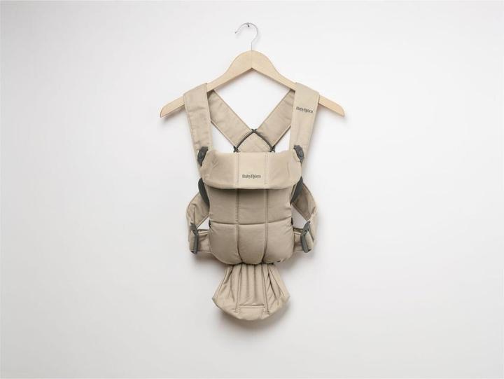Produktbild BabyBjörn Tragesitz Mini, Woven, beige