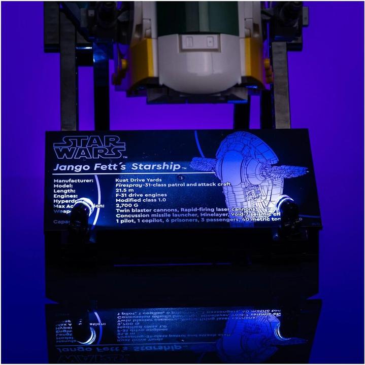 Produktbild Light my bricks LMB 2.0 LED Licht Set für LEGO® 75409 Star Wars - Jango Fetts Sternenschiff der Firespray-Klasse