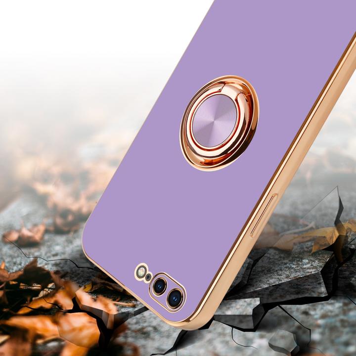Actual product image Cadorabo Case for Apple iPhone 7 PLUS / 7S PLUS / 8 PLUS in TPU with camera protection and ring LM089 Style (Apple iPhone 7 Plus, Apple iPhone 7s Plus)