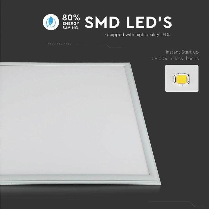 Produktbild V-TAC LED-Panel HIGH LUMEN, EEK: E, 29 W, 3480 lm, 4000K (3480 lm)