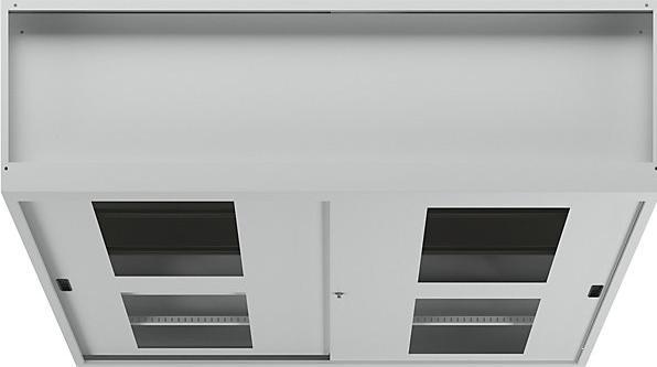 Produktbild Lista Schiebetürenschrank mit Sichtfenstertüren (200 cm, 195 cm)
