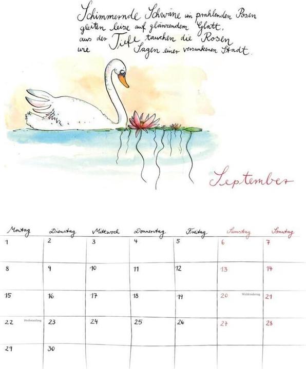 Produktbild Rilke:Rilke-Kalender 2025 - Wandkalend (Deutsch)