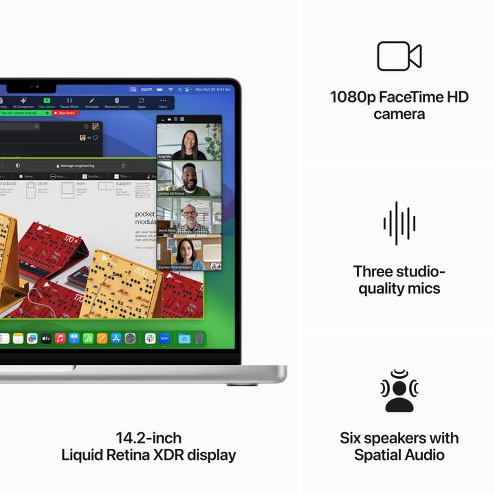 Produktbild Apple MacBook Pro - Late 2023 (14", M3 Pro, 36 GB, 512 GB, CH)