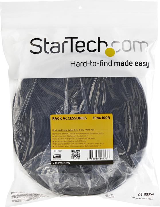 Produktbild StarTech HOOK-AND-LOOP FASTENER 7.6M (Klettkabelbinder, 7600 mm, 1 Stk.)