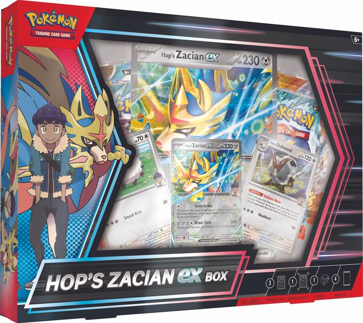 Produktbild Pokémon P-EN Hop's Zacian ex Box (Englisch, Box Set & Collection)