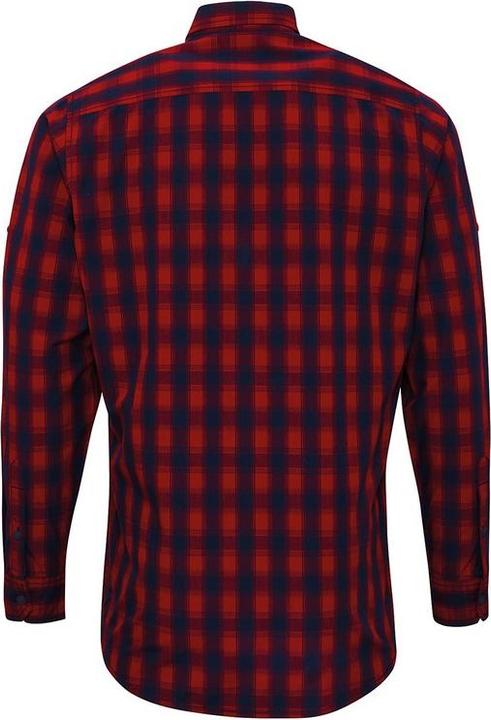 Immagine prodotto Premier Camicia a maniche lunghe da uomo in cotone a quadri Mulligan (L)