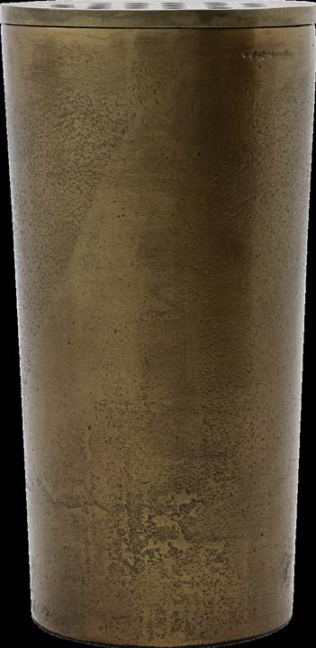 House Doctor Flow Vase - Antique brass (211151024) (1 x, Ø 9 x 18 cm, 2.42 l)
