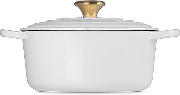 Image du produit Le Creuset 4,2 litre - Emaljeret støbejern - Blanc (Cocotte + faitout, Fonte)