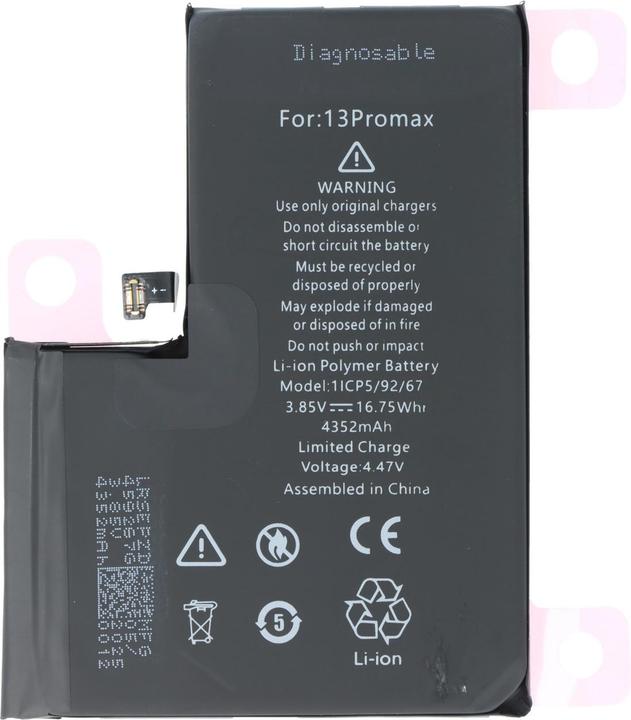 Immagine prodotto AccuCell Akku Apple iPhone 13 Pro Max, A2653, 1/CP5/92/67