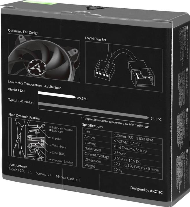 Produktbild Arctic BioniX F120 PWM PST (120 mm, 1 x)