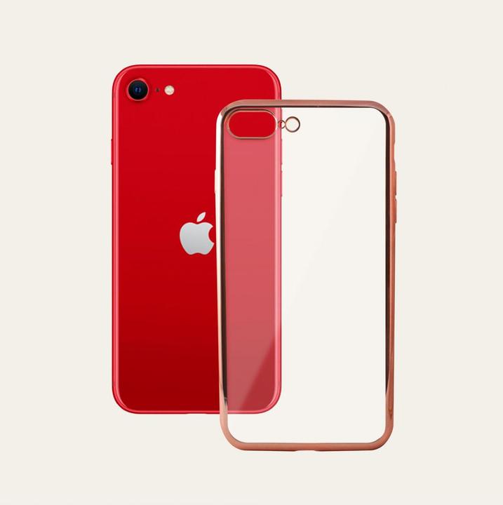 Immagine prodotto Contact METAL FLEX COVER TPU SE 2022, SE 2020, 8 e 7 ORO ROSA METALLICO (Apple iPhone SE (seconda generazione), Apple iPhone SE (terza generazione))