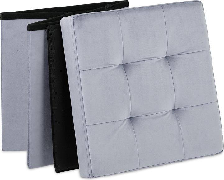 Actual product image Relaxdays Storage Ottoman
