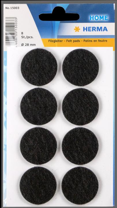 HERMA Filzgleiter (Felt gliders, 8 Piece)