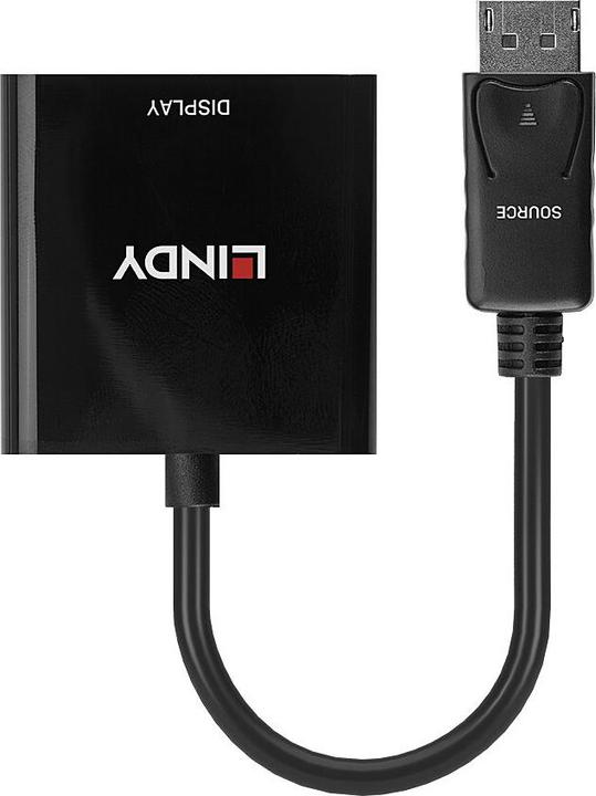 Actual product image Lindy DisplayPort to DVI-D Adapter (active, Eyefinity, Surround, Collage compatible) (DVI, 15 cm)