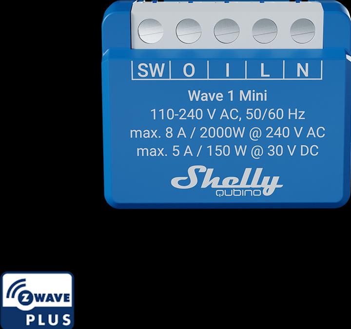 Immagine prodotto Shelly Qubino Wave 1 Mini (Attuatore dell'interruttore)