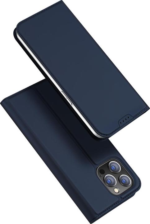 Productafbeelding Dux Ducis Skin Pro Portemonnee Hoesje voor iPhone 15 Pro - Blauw (Apple iPhone 15 Pro)