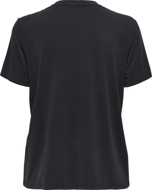 Actual product image Only Regular fit round neck curve top T-shirt (L)