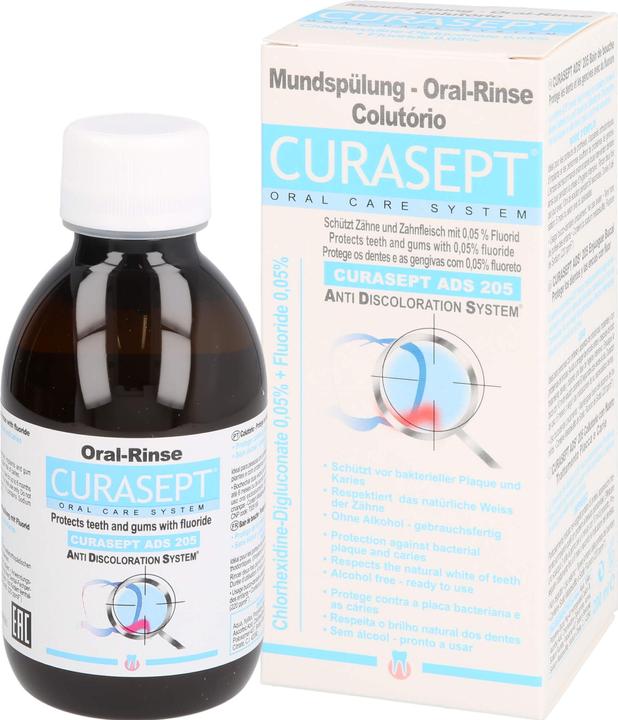 Produktbild Curasept ADS 205 Mouthwash 0.05 % Fl 200 ml (200 ml, Mundspülung)