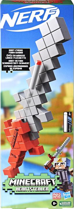 Actual product image Nerf Minecraft Heartstealer Sword