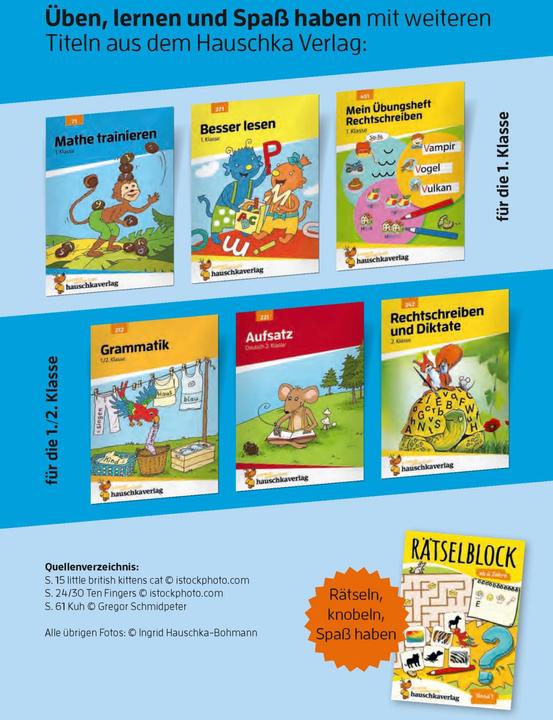 Produktbild Mathe auf dem Bauernhof 1. Klasse (Deutsch, Gisela Specht, Ingrid Hauschka-Bohmann, Florian Huber, 2021)