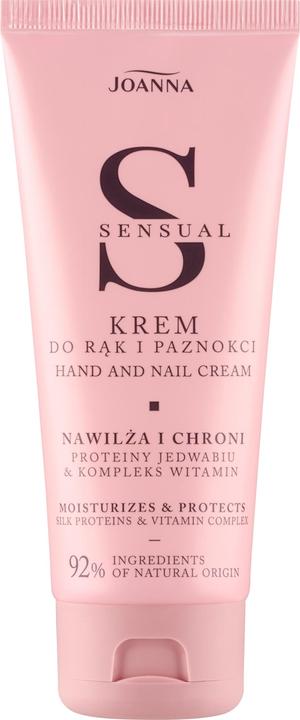 Joanna Sensual nawilżająco-ochronny krem do rąk i paznokci 100g