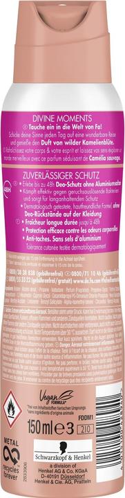 Image du produit Fa Déodorant en spray Divine Moments 150 ml (Spray, 150 ml)