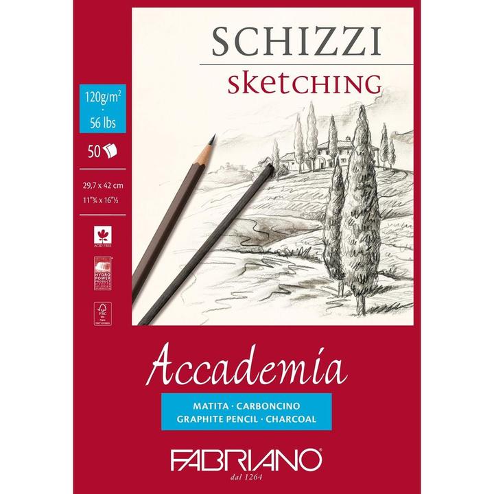 Image du produit Fabriano Bloc de croquis A3, 50 feuilles (A3)