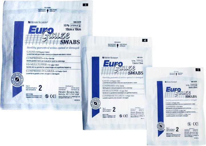 MaiMed Mullkompressen 7.5 cm x 7.5 cm / 12-fach / unsteril / 100 Stk.
