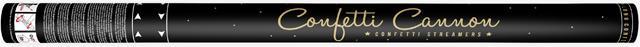 Produktbild Partydeco Confetti cannon with streamers, gold, 80cm (1 pkt / 1 pc.)