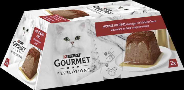 Immagine prodotto Gourmet Mousse di manzo (Adulto, 2 pz., 114 g)