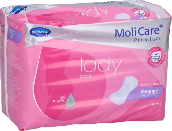 MoliCare Lady Pad 4.5 Inkontinenz Einlage (14 x, XL, Large)