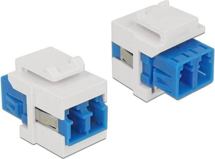 Delock Jack Keystone: Fibra ottica LC-LC (Modulo Keystone)