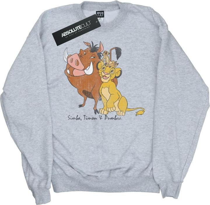 Disney The Lion King Classic Simba Timon And Pumbaa Sweatshirt Mädchen