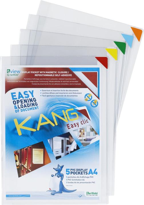 Actual product image Tarifold Kang Easy Clic display board Use for paper size: DIN A4 Material: PVC